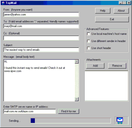 TopMail Screenshot